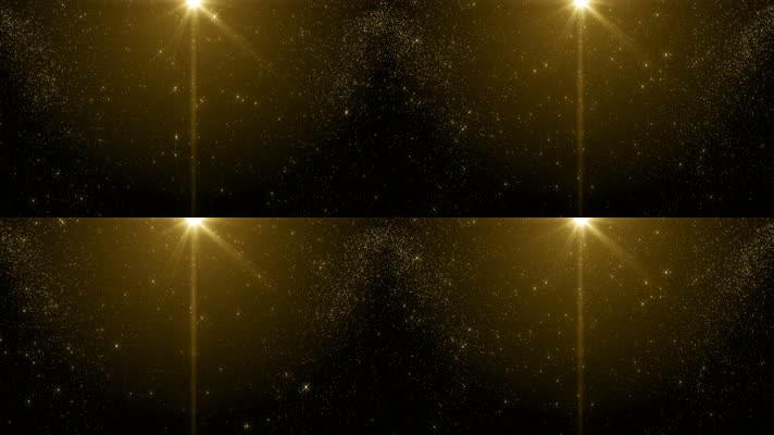 【4K】金色粒子背景