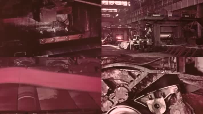 50年代钢铁企业钢板生产线