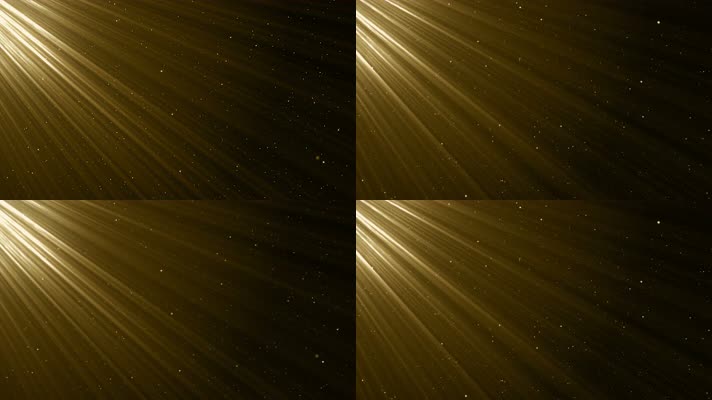 【4K】金色粒子光线