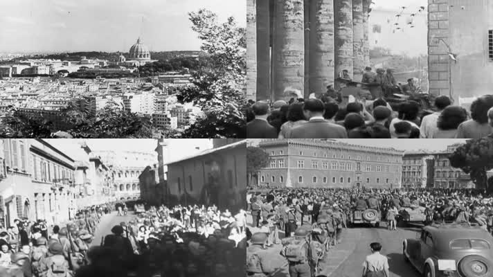 1944年二战解放罗马