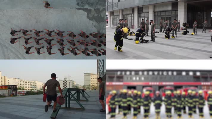 中国消防救火救援演习实拍实拍