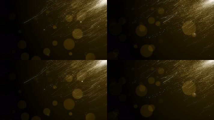 【4k】金色粒子背景