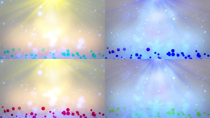彩色粒子流星背景循环