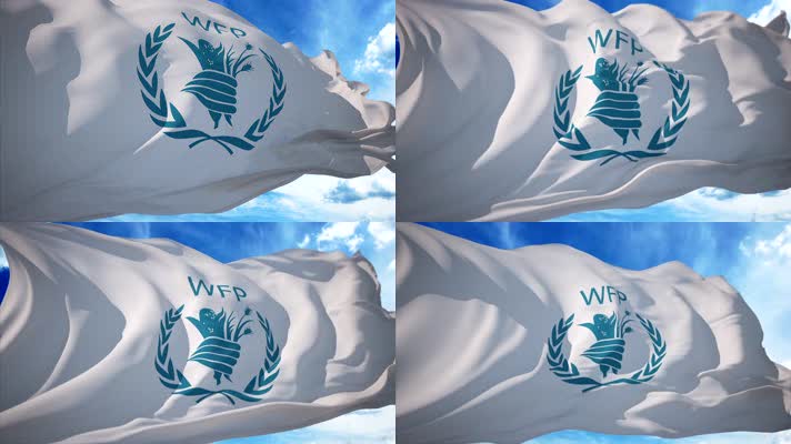 世界粮食计划署旗帜WFP