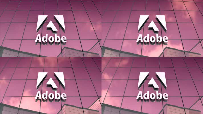 ADOBE 总部大楼 企业logo  