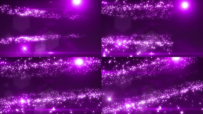 紫色光斑粒子LED舞台舞蹈视频素材