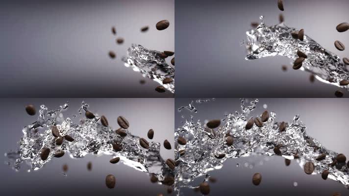水和咖啡豆