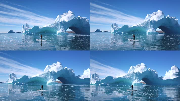 【4K】南极冰山
