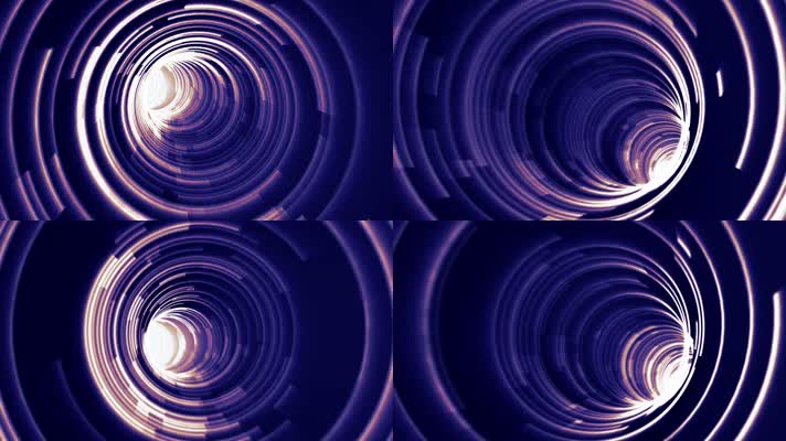 神秘科幻光效粒子空间隧道穿越时光视觉过渡