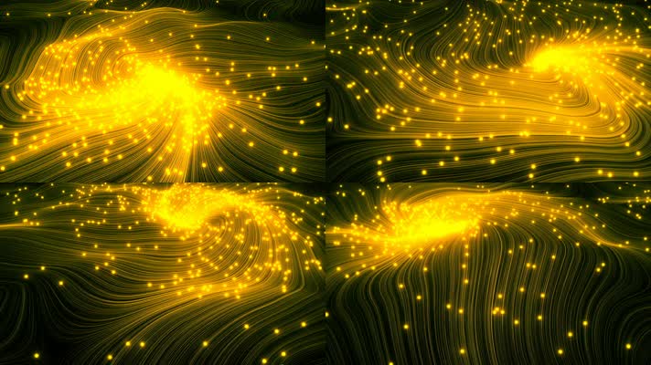 金色粒子旋涡