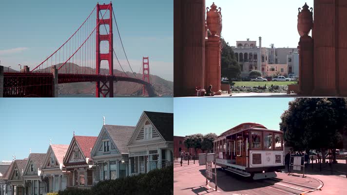 美国旧金山旅游度假宣传片
