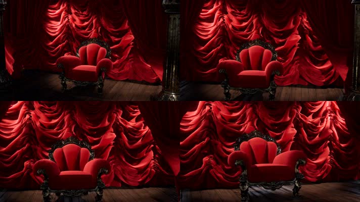 【4K】红色椅子