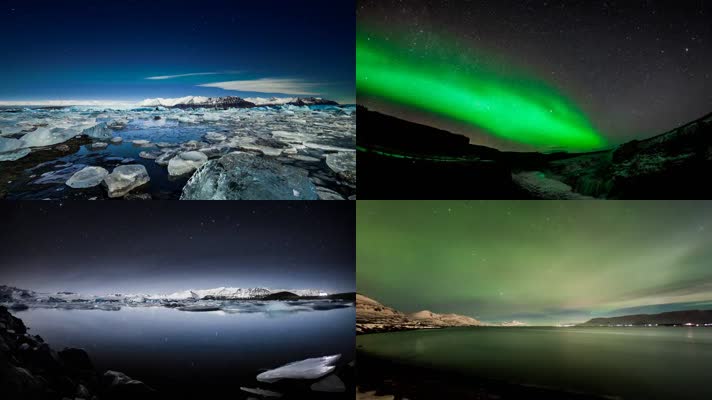 冰岛极光旅游宣传