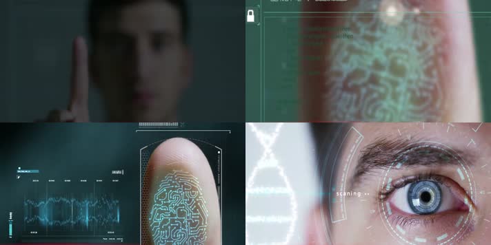 指纹识别虹膜识别AI芯片商务科技