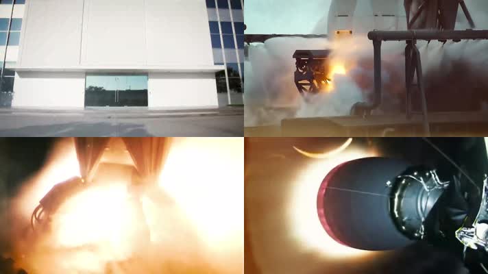 SpaceX火箭发射震撼快切片头
