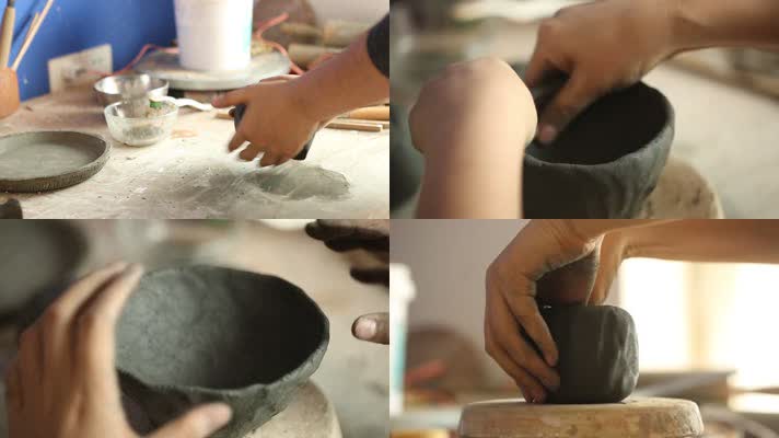 手工制作陶器