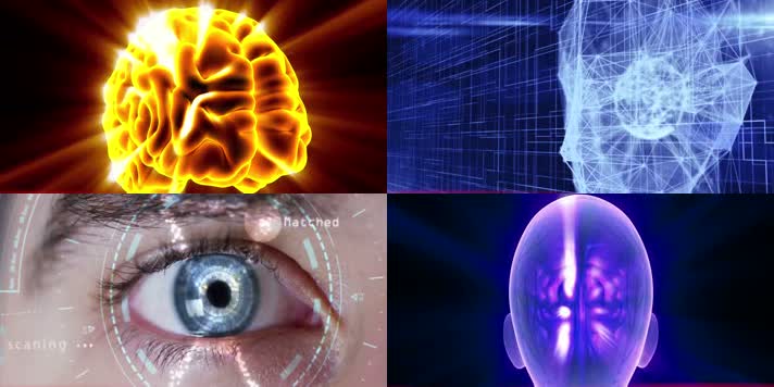AI人工智能芯片植入医疗科技VR全息影像