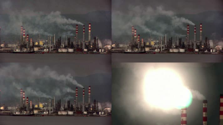 工业排放大气污染环保宣传