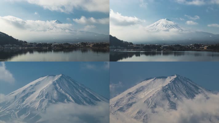 富士山4K实拍素材