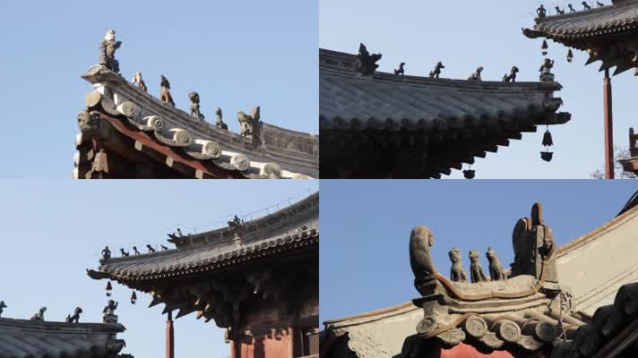 中国古建筑飞檐走兽