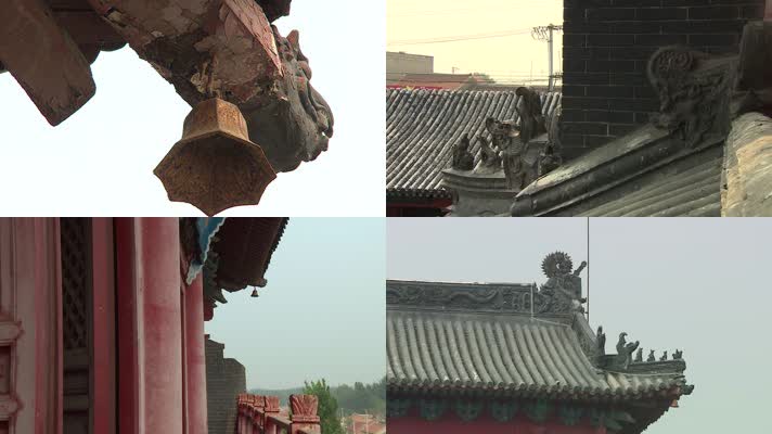 中国古建筑 楼阁木结构 飞檐