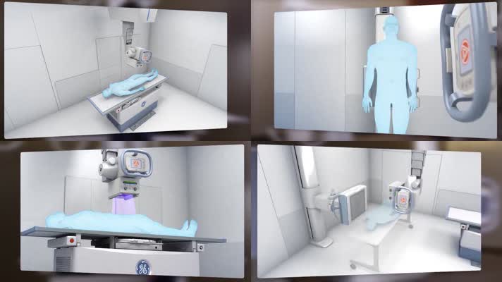 X线医疗设备3D动画医院医疗器械