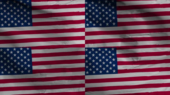 【4K】美国国旗（星条旗）