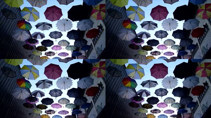 天空雨伞