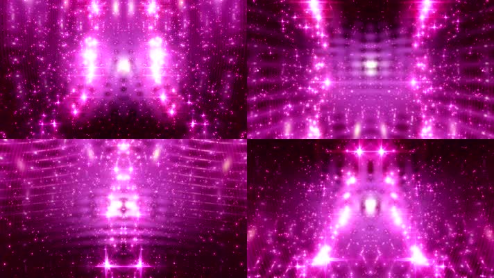 紫色经典粒子舞台LED背景素材