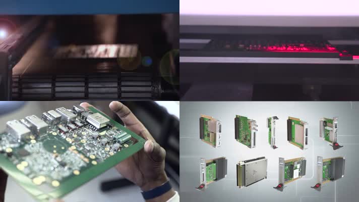 科技主板芯片生产视频