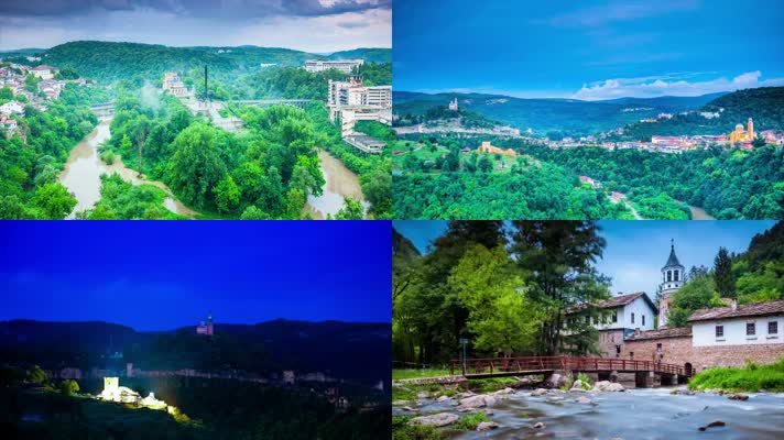 保加利亚自然风景秀4K延时拍摄