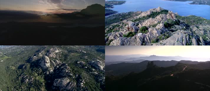 意大利撒丁岛自然风景航拍4K旅游宣传片素材