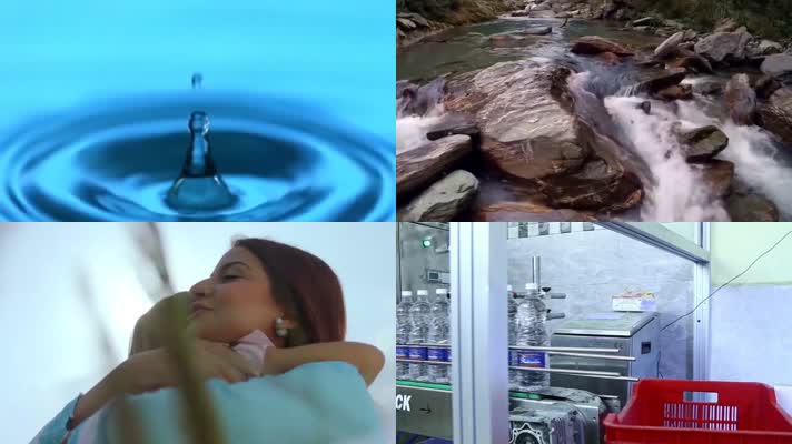 水资源纯净水矿泉水广告矿泉水生产