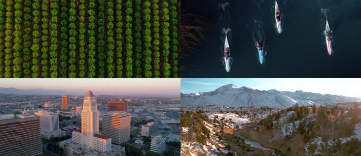 加州旅游宣传片加利福尼亚4K实拍