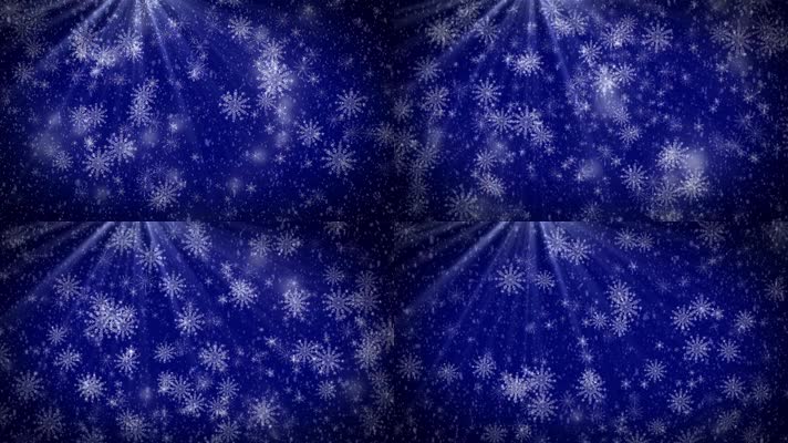 圣诞节蓝色雪花背景