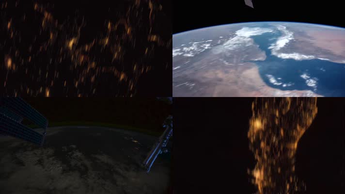 4K地球人造卫星宇宙飞船航天科技企业宣传片