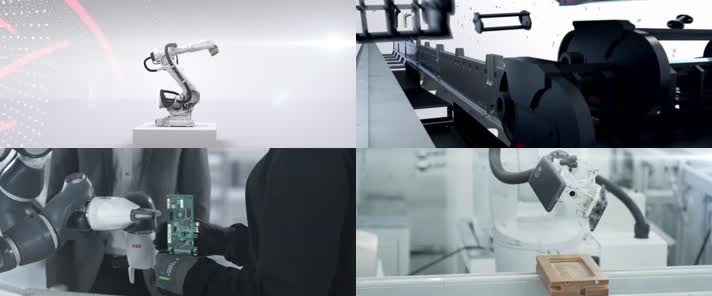 智慧工业工业4.0自动化生产视频