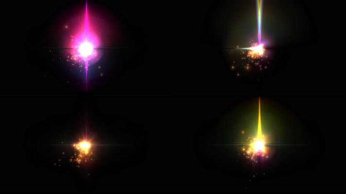 4K星光粒子光效闪耀动态素材