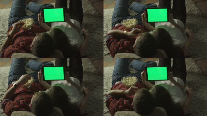 操作手机 绿屏幕 抠像用  