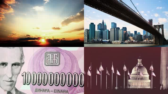 金融经济财富投资城市宣传片空镜头素材包