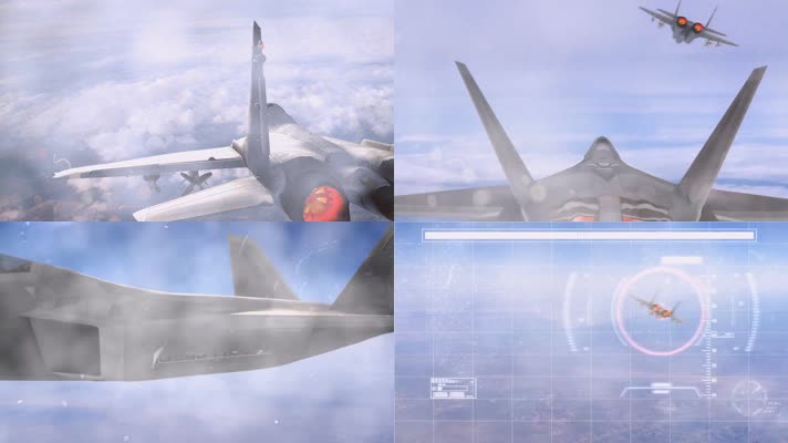 战斗机空战动画