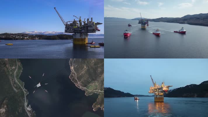 海上石油开采探索视频