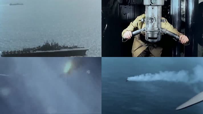 二战菲律宾海战役彩色纪录片