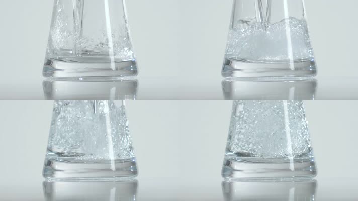 玻璃杯 水 倒水 饮水 自来水  
