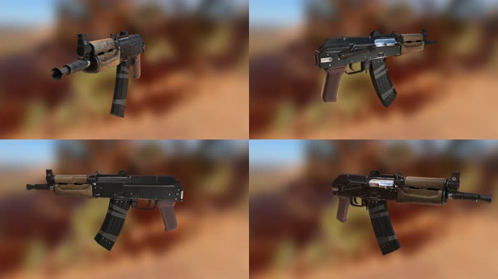 AK47步枪3D动画