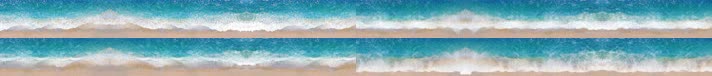 10K分辨率海滩海浪长屏投影