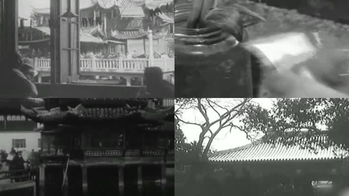 40年代上海白相城隍庙山会
