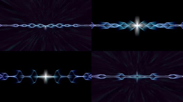 粒子光线变幻动态素材科技背景歌曲配乐成品