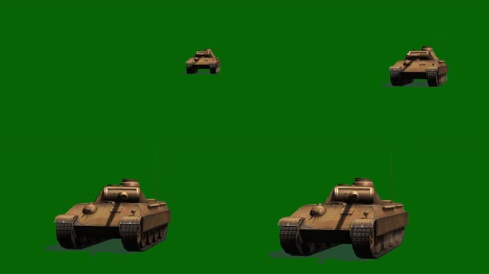 二战坦克绿屏