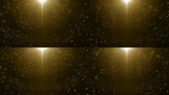 4K金色粒子背景素材